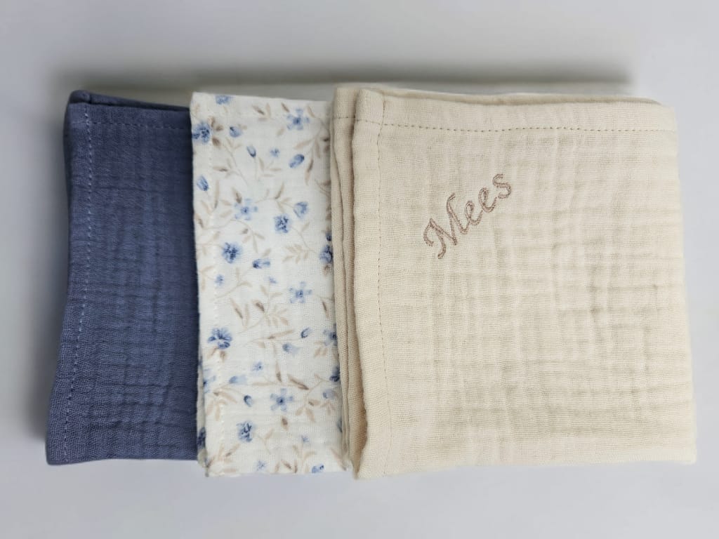 NIEUW - Herbruikbare bedrukte zakdoek – persoonlijk & duurzaam cadeau