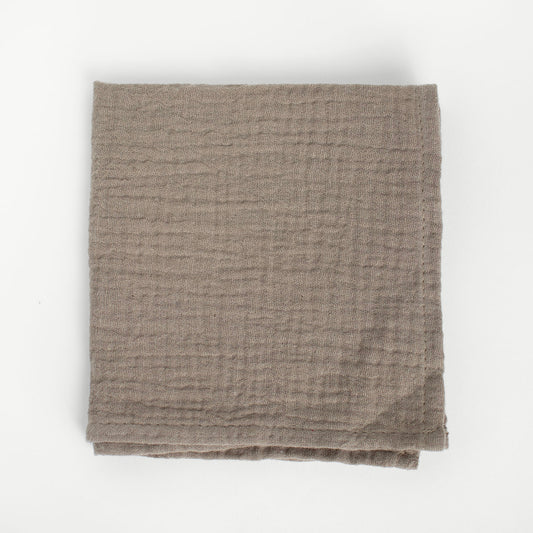 Mousseline zakdoek - Taupe
