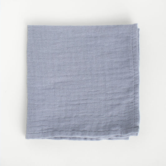 Mousseline zakdoek - Pastelgrijs