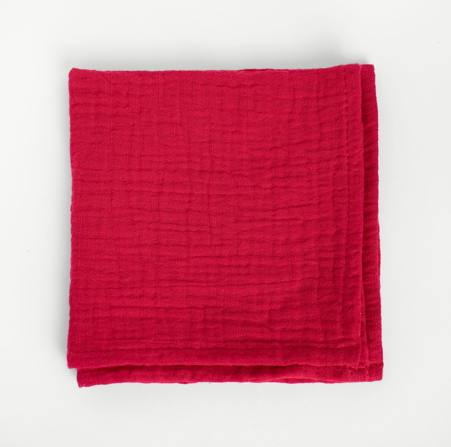Mousseline zakdoek - Dieprood