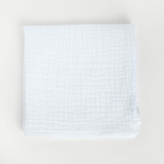 Mousseline zakdoek - Wit