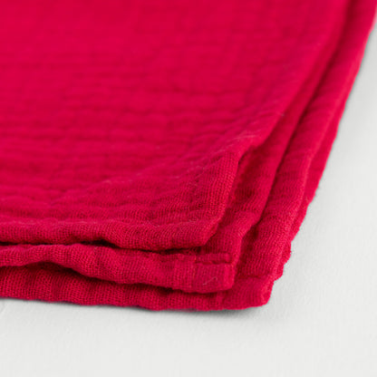 Mousseline zakdoek - Dieprood